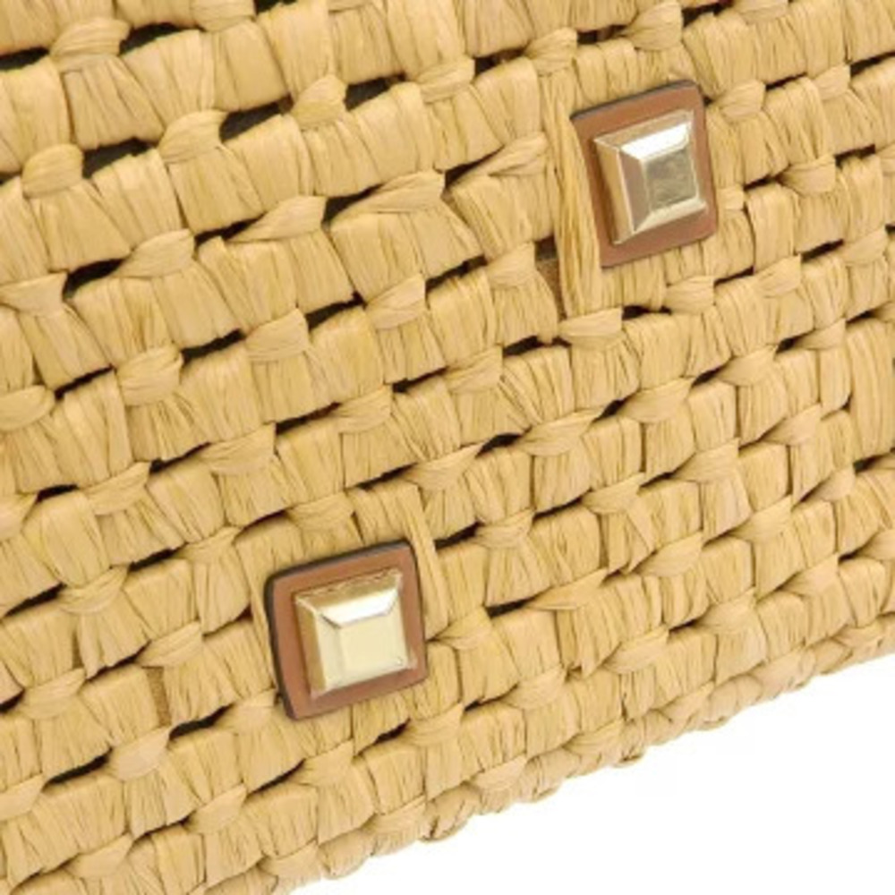 Salvatore Ferragamo Gancini Studio raffia handbag - Picture 5 of 9